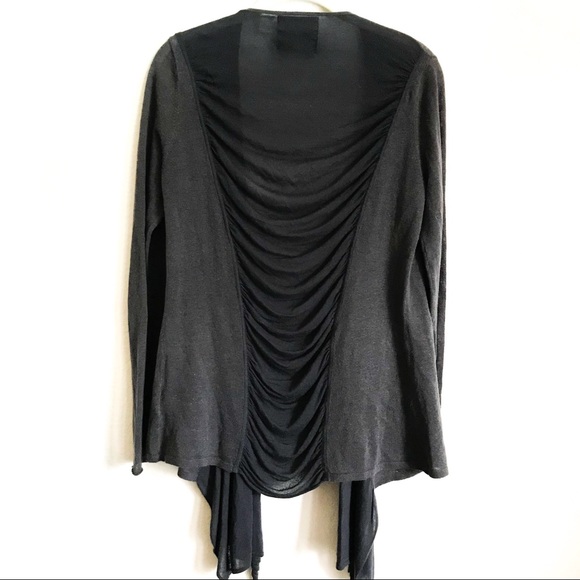 Anthropologie Guinevere Gray Open Cardigan - Picture 5 of 6